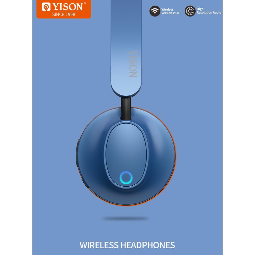 YISON headphones Hanker H3, wireless & wired, BT 5.0, 40mm, μπλε | eLabstore.gr YISON headphones Hanker H3, wireless & wired, BT 5.0, 40mm, μπλε | Αξεσουάρ κινητών | elabstore.gr