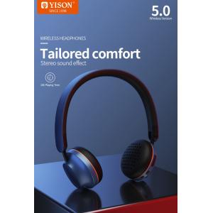 YISON headphones Hanker H3, wireless & wired, BT 5.0, 40mm, γκρι | Αξεσουάρ κινητών | elabstore.gr