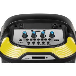 QUER Φορητό ηχείο KOM0875, bluetooth, USB, FM Radio, μαύρο | Εικόνα & Ήχος | elabstore.gr