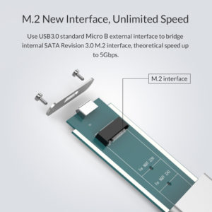 ORICO θήκη για Μ.2 B key SSD M2G-C3, USB 3.1, 5Gbps, 2TB, ασημί | eLabstore.gr ORICO θήκη για Μ.2 B key SSD M2G-C3, USB 3.1, 5Gbps, 2TB, ασημί | Συνοδευτικά PC | elabstore.gr