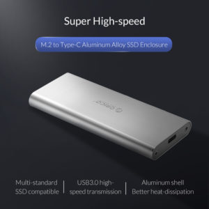 ORICO θήκη για Μ.2 B key SSD M2G-C3, USB 3.1, 5Gbps, 2TB, ασημί | eLabstore.gr ORICO θήκη για Μ.2 B key SSD M2G-C3, USB 3.1, 5Gbps, 2TB, ασημί | Συνοδευτικά PC | elabstore.gr