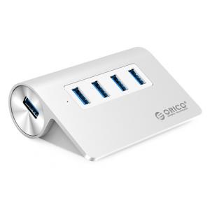 ORICO USB 3.0 Hub M3H4, 4x USB3.0 ports, 5Gbps, ασημί | Συνοδευτικά PC | elabstore.gr