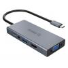 ORICO docking station MC-U501P, USB Type-C, 5-ports, γκρι | Συνοδευτικά PC | elabstore.gr