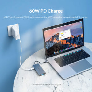 ORICO docking station MC-U501P, USB Type-C, 5-ports, γκρι | Συνοδευτικά PC | elabstore.gr