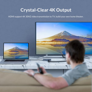 ORICO docking station MC-U501P, USB Type-C, 5-ports, γκρι | Συνοδευτικά PC | elabstore.gr