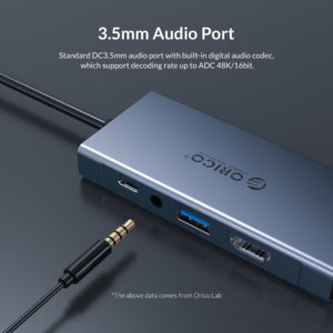 ORICO docking station MC-U501P, USB Type-C, 5-ports, γκρι | eLabstore.gr