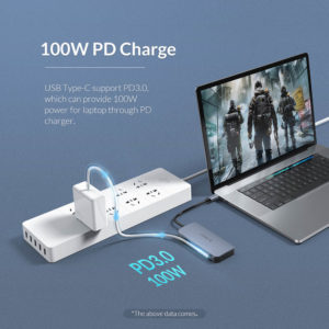 ORICO docking station MC-U602P, USB Type-C, 6-ports, γκρι | Συνοδευτικά PC | elabstore.gr
