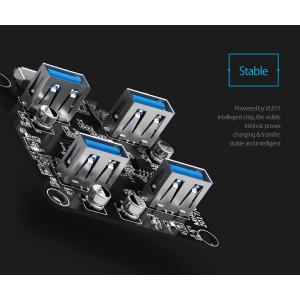 ORICO USB 3.0 Hub MH4U-U3, 4x USB3.0, 5Gbps, διάφανο | eLabstore.gr