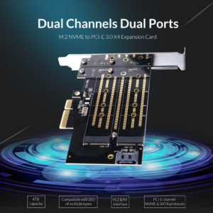 ORICO κάρτα επέκτασης PCI-e x4 σε NVMe M.2 M-key/B-Key PDM2 | eLabstore.gr ORICO κάρτα επέκτασης PCI-e x4 σε NVMe M.2 M-key/B-Key PDM2 | PC & Αναβάθμιση | elabstore.gr