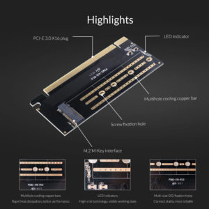 ORICO κάρτα επέκτασης PCI-e x16 σε NVMe M.2 M-key PSM2 | eLabstore.gr ORICO κάρτα επέκτασης PCI-e x16 σε NVMe M.2 M-key PSM2 | PC & Αναβάθμιση | elabstore.gr