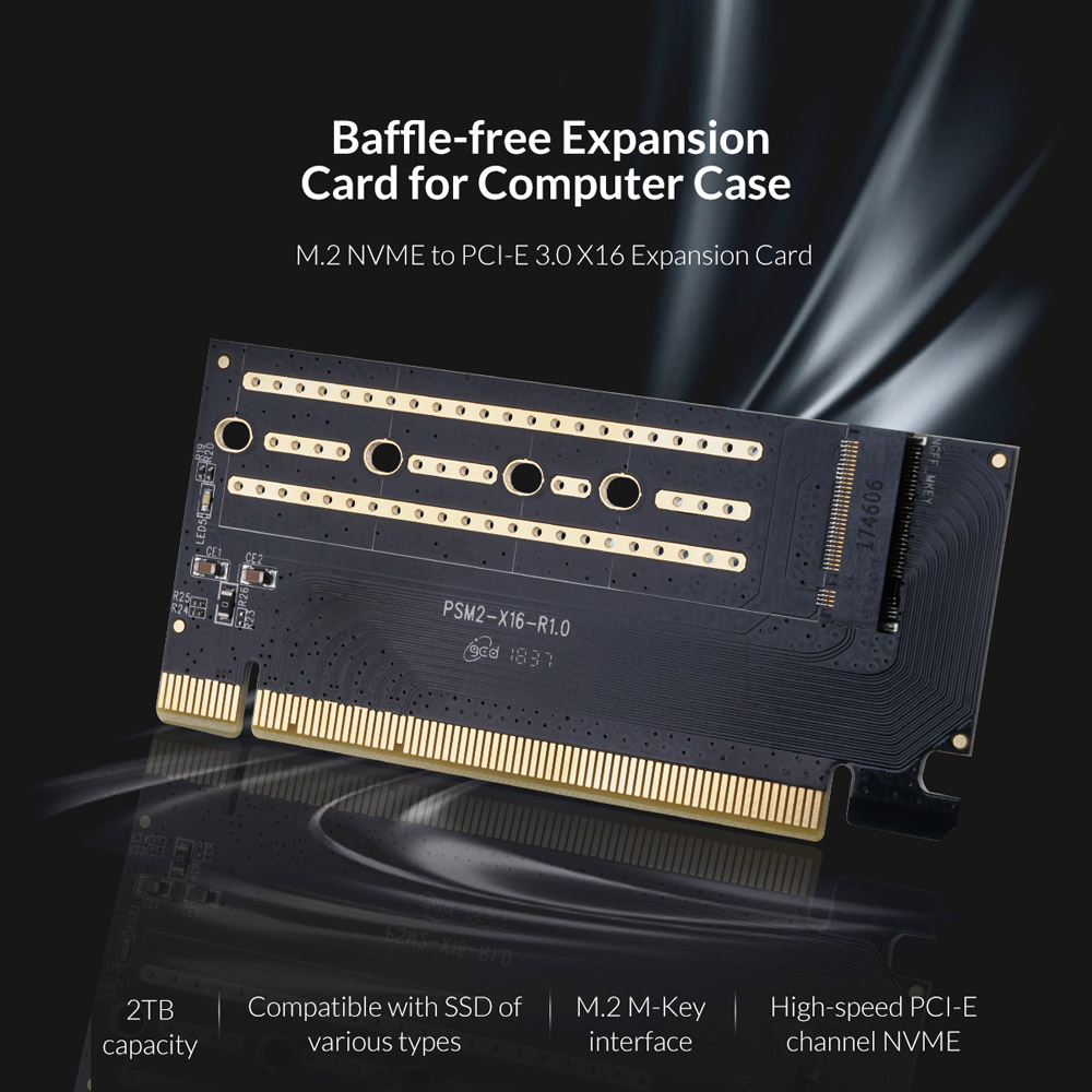 ORICO κάρτα επέκτασης PCI-e x16 σε NVMe M.2 M-key PSM2 | eLabstore.gr ORICO κάρτα επέκτασης PCI-e x16 σε NVMe M.2 M-key PSM2 | PC & Αναβάθμιση | elabstore.gr