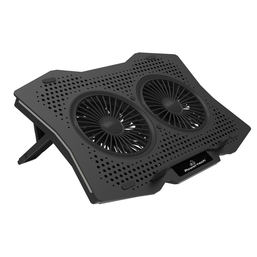 POWERTECH Βάση & ψύξη laptop PT-929, έως 18", 2x 110mm fan, LED, μαύρο | eLabstore.gr POWERTECH Βάση & ψύξη laptop PT-929, έως 18", 2x 110mm fan, LED, μαύρο | Αξεσουάρ για Laptop | elabstore.gr