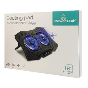 POWERTECH Βάση & ψύξη laptop PT-929, έως 18", 2x 110mm fan, LED, μαύρο | eLabstore.gr POWERTECH Βάση & ψύξη laptop PT-929, έως 18", 2x 110mm fan, LED, μαύρο | eLabstore.gr