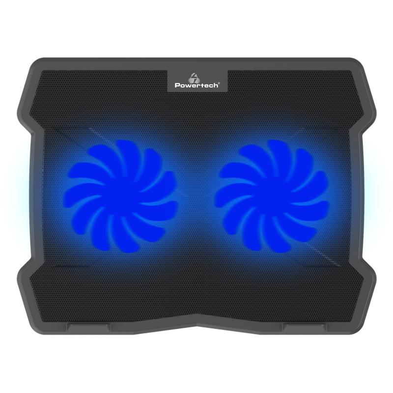 POWERTECH Βάση & ψύξη laptop PT-930, έως 15.6", 2x 125mm fan, LED, μαύρο | eLabstore.gr POWERTECH Βάση & ψύξη laptop PT-930, έως 15.6", 2x 125mm fan, LED, μαύρο | Αξεσουάρ για Laptop | elabstore.gr