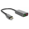 POWERTECH USB Type-C κάρτα ήχου PTH-045, 2x 3.5mm, γκρι | PC & Αναβάθμιση | elabstore.gr