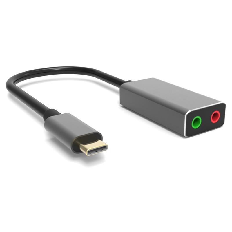 POWERTECH USB Type-C κάρτα ήχου PTH-045, 2x 3.5mm, γκρι | eLabstore.gr POWERTECH USB Type-C κάρτα ήχου PTH-045, 2x 3.5mm, γκρι | PC & Αναβάθμιση | elabstore.gr