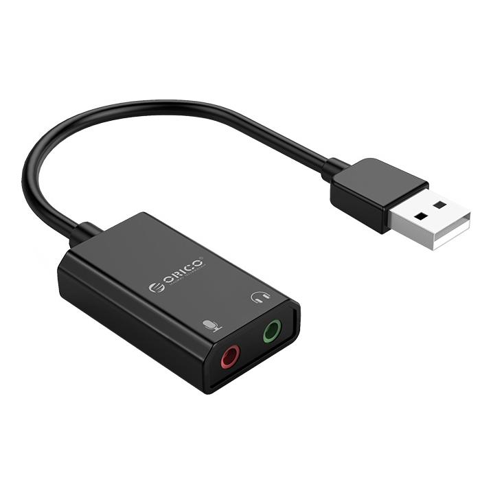 ORICO USB κάρτα ήχου SKT2, USB2.0, 2x 3.5mm, μαύρο | eLabstore.gr ORICO USB κάρτα ήχου SKT2, USB2.0, 2x 3.5mm, μαύρο | PC & Αναβάθμιση | elabstore.gr