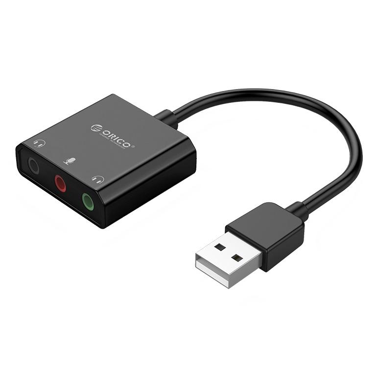 ORICO USB κάρτα ήχου SKT3, USB2.0, 3x 3.5mm, μαύρο | eLabstore.gr ORICO USB κάρτα ήχου SKT3, USB2.0, 3x 3.5mm, μαύρο | PC & Αναβάθμιση | elabstore.gr