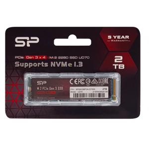 SILICON POWER SSD PCIe Gen3x4 M.2 2280 UD70, 2TB, 3.400-3.000MB/s | PC & Αναβάθμιση | elabstore.gr