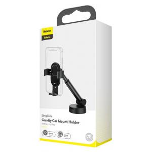 BASEUS βάση smartphone για αυτοκίνητο SUYL-JY01, μαύρη | eLabstore.gr