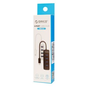 ORICO USB Hub TWC3-4A, 1x USB Type-C, 4x USB 3.0 ports, μαύρο | eLabstore.gr