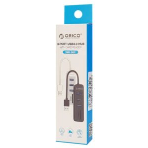 ORICO USB Hub TWU3-3AST, 1x SD, 1x TF, 3x USB ports, μαύρο | Συνοδευτικά PC | elabstore.gr
