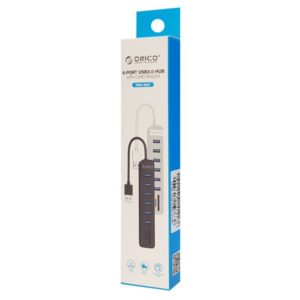 ORICO USB Hub TWU3-3AST, 1x SD, 1x TF, 6x USB ports, μαύρο | Συνοδευτικά PC | elabstore.gr