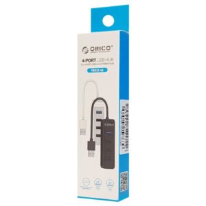 ORICO USB Hub TWU32-4A, 1x USB Type-C, 4x USB ports, μαύρο | Συνοδευτικά PC | elabstore.gr