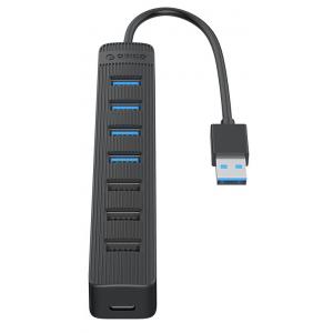 ORICO USB Hub TWU32-7A, 1x USB Type-C, 7x USB ports, μαύρο | Συνοδευτικά PC | elabstore.gr