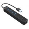 ORICO USB Hub TWU32-7A, 1x USB Type-C, 7x USB ports, μαύρο | Συνοδευτικά PC | elabstore.gr