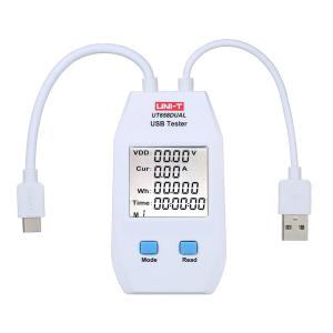 UNI-T USB συσκευή έλεγχου καλωδιώσεων UT658DUAL, Type A, Type C | Εργαλεία | elabstore.gr