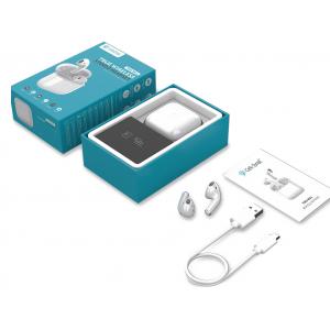 CELEBRAT earphones W11 με θήκη φόρτισης, True Wireless, λευκά | eLabstore.gr