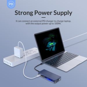 ORICO docking station WB-6RJ, USB Type-C, 6-ports, γκρι | eLabstore.gr
