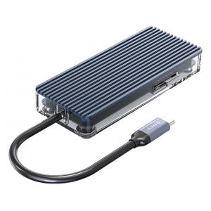ORICO docking station WB-6TS, USB Type-C, 6-ports, γκρι | Συνοδευτικά PC | elabstore.gr