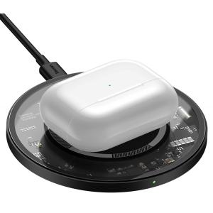 BASEUS ασύρματος φορτιστής WXJK-E01, 15W, λευκός | Αξεσουάρ κινητών | elabstore.gr