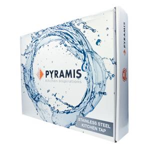 PYRAMIS μπαταρία κουζίνας Cecilia 090917301, 1/2", ανοξείδωτη, ασημί | Οικιακές & Προσωπικές Συσκευές | elabstore.gr