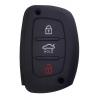 Θήκη κλειδιού για αυτοκίνητα Hyundai 1007-05, εύκαμπτη, μαύρη | Gadgets - Αξεσουάρ | elabstore.gr
