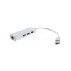 Adaptor USB3.0 to LAN 10/100/1000Mbps x3 USB3.0 Well ADAPT-USB3.0-USB3.0X3/GB | Δικτυακά & Smart Home | elabstore.gr