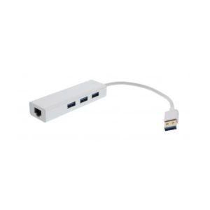 Adaptor USB3.0 to LAN 10/100/1000Mbps x3 USB3.0 Well ADAPT-USB3.0-USB3.0X3/GB | Δικτυακά & Smart Home | elabstore.gr