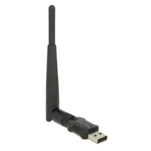 DELOCK USB2.0 WLAN stick με εξωτερική κεραία 12462, DFS+WPS, 2.4GHz+5GHz | Δικτυακά | elabstore.gr