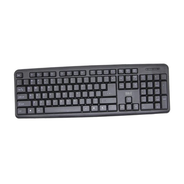 Πληκτρολόγιο USB Μαύρο KU001 Well KB-USB-KU001BK-WL | eLabstore.gr Πληκτρολόγιο USB Μαύρο KU001 Well KB-USB-KU001BK-WL | Περιφερειακά | elabstore.gr