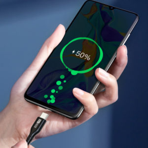 CABLETIME καλώδιο USB Type-C CM60, PD 60W, 3A, 1m, μαύρο | Αξεσουάρ κινητών | elabstore.gr