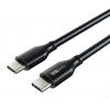 CABLETIME καλώδιο USB Type-C CM100, PD 100W, 5A, 1m, μαύρο | Αξεσουάρ κινητών | elabstore.gr