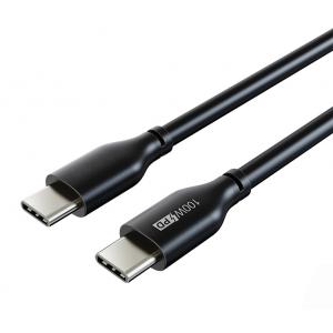 CABLETIME καλώδιο USB Type-C CM100, PD 100W, 5A, 1m, μαύρο | Αξεσουάρ κινητών | elabstore.gr