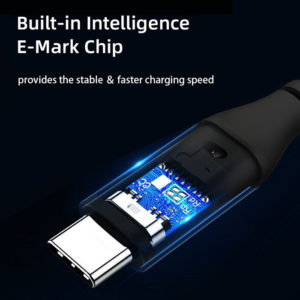 CABLETIME καλώδιο USB Type-C CM100, PD 100W, 5A, 1m, μαύρο | Αξεσουάρ κινητών | elabstore.gr
