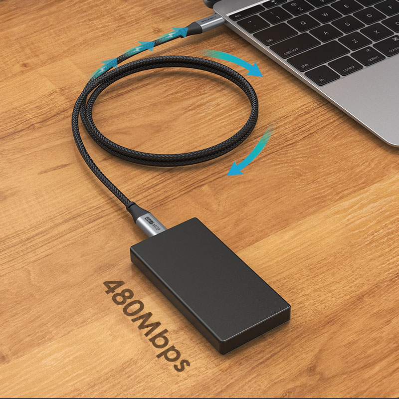 CABLETIME καλώδιο USB Type-C C160, PD 60W, 3Α, 1m, γκρι | eLabstore.gr CABLETIME καλώδιο USB Type-C C160, PD 60W, 3Α, 1m, γκρι | Αξεσουάρ κινητών | elabstore.gr