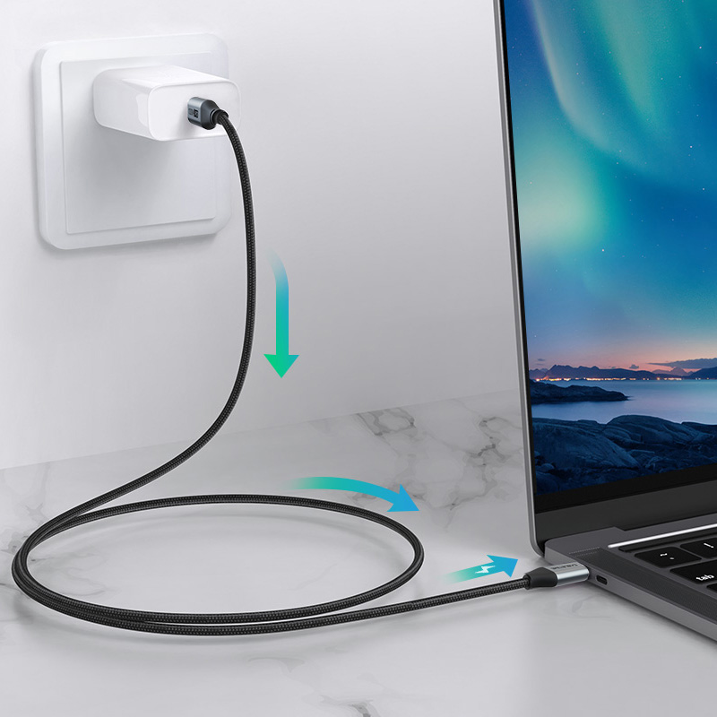 CABLETIME καλώδιο USB Type-C C160, PD 60W, 3Α, 1m, γκρι | eLabstore.gr CABLETIME καλώδιο USB Type-C C160, PD 60W, 3Α, 1m, γκρι | Αξεσουάρ κινητών | elabstore.gr