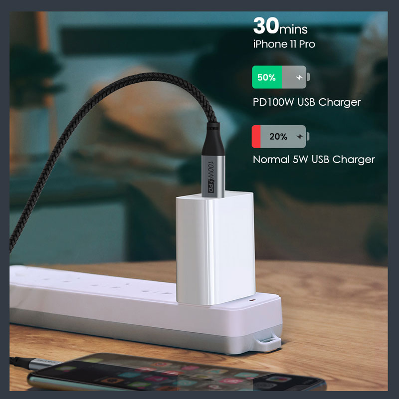 CABLETIME καλώδιο USB Type-C C160, PD 100W, 5A, 1m, μαύρο | eLabstore.gr CABLETIME καλώδιο USB Type-C C160, PD 100W, 5A, 1m, μαύρο | Αξεσουάρ κινητών | elabstore.gr