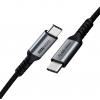 CABLETIME καλώδιο USB Type-C C160, USB 3.2, PD 100W, 4K/60Hz, 1m, μαύρο | Αξεσουάρ κινητών | elabstore.gr