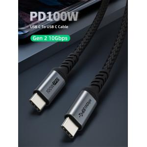 CABLETIME καλώδιο USB Type-C C160, USB 3.2, PD 100W, 4K/60Hz, 1m, μαύρο | Αξεσουάρ κινητών | elabstore.gr